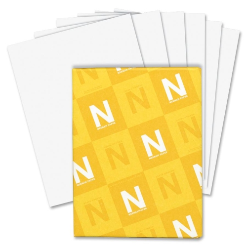 Astrobrights White Exact Index Cardstock (8.5" x 11") - 250 Sheets - Image 1